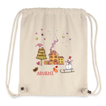 Advent - Stanley/Stella Recycled Gym Bag - natural - Front