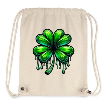 Four-leaf clover - Stanley/Stella Recycled Gym Bag - natural - Front