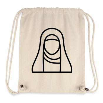 Muslim woman - Stanley/Stella Recycled Gym Bag - natural - Front