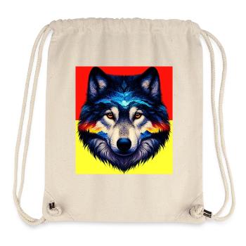 Wolf - Stanley/Stella Recycled Gym Bag - natural - Front
