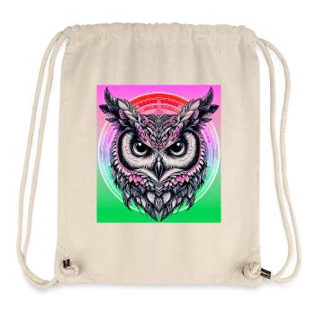 owl - Stanley/Stella Recycled Gym Bag - natural - Front