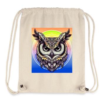 owl - Stanley/Stella Recycled Gym Bag - natural - Front
