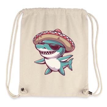 Hai Comic Lustig Sombrero - Stanley/Stella recycelter Gym Bag - Naturweiß - Vorne