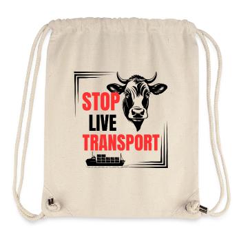 Animal transport Calves Cattle Cow Cows - Stanley/Stella Recycled Gym Bag - natural - Front