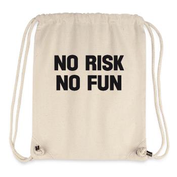 no risk no fun - Stanley/Stella Recycled Gym Bag - natural - Front