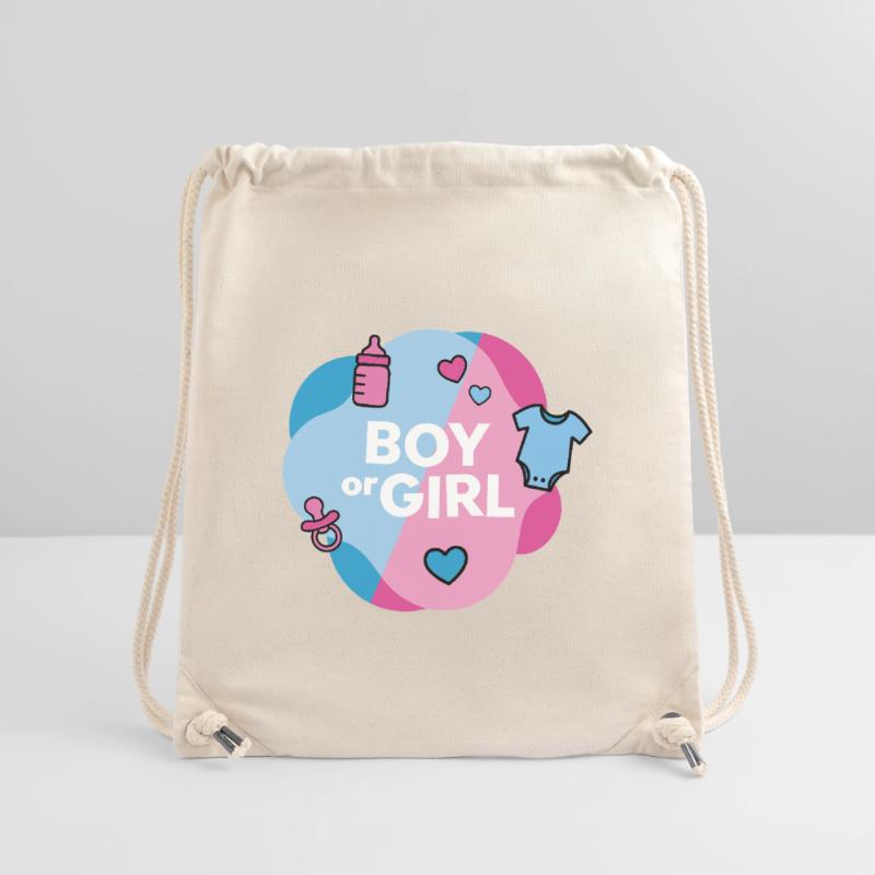 Geschlecht enthüllen Junge oder Mädchen Stanley/Stella recycelter Gym Bag