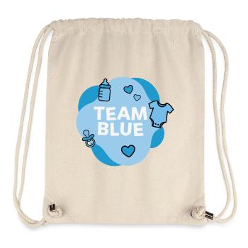 Team Blue Baby Shower Design - Stanley/Stella recycelter Gym Bag - Naturweiß - Vorne