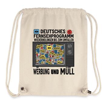 German TV - Advertising and garbage - Stanley/Stella Recycled Gym Bag - natural - Front