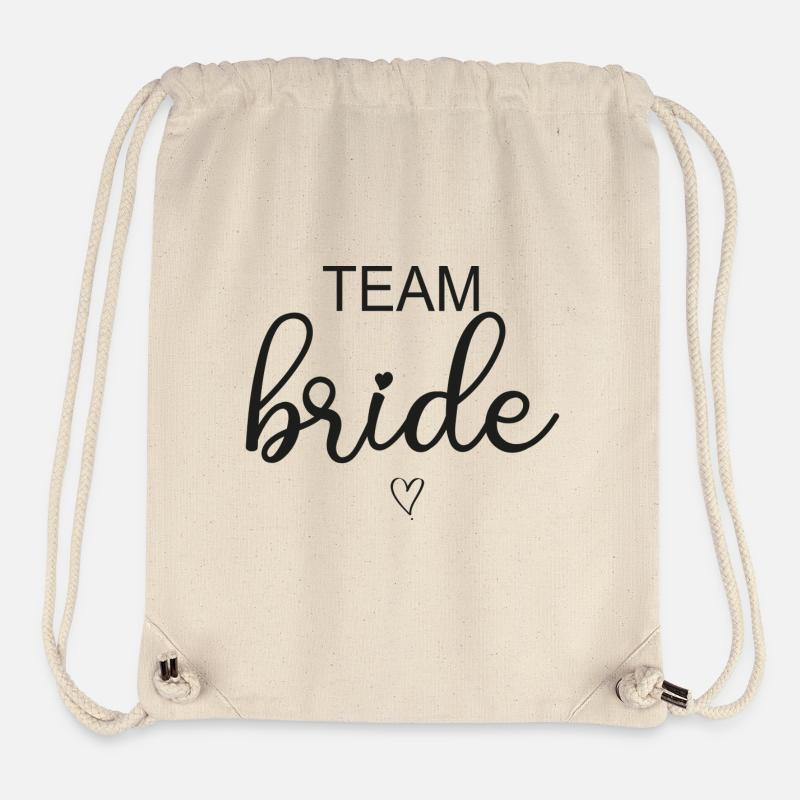 Épouse de l’équipe - Sac à cordon recyclé Stanley/Stella - blanc naturel