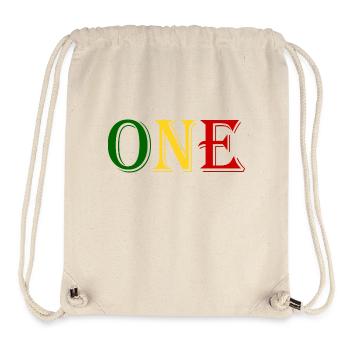 Eins - Stanley/Stella recycelter Gym Bag - Naturweiß - Vorne