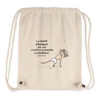 Santé Physique - Stanley/Stella recycelter Gym Bag - Naturweiß - Vorne