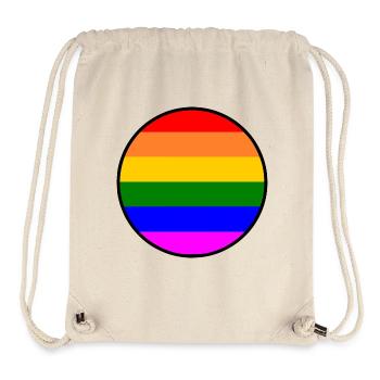 Lgbt - Stanley/Stella recycelter Gym Bag - Naturweiß - Vorne