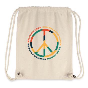 human rights - Stanley/Stella Recycled Gym Bag - natural - Front