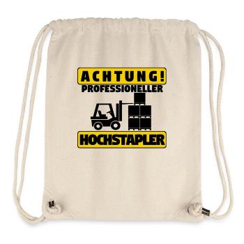 Lagerist Staplerfahrer - Stanley/Stella recycelter Gym Bag - Naturweiß - Vorne