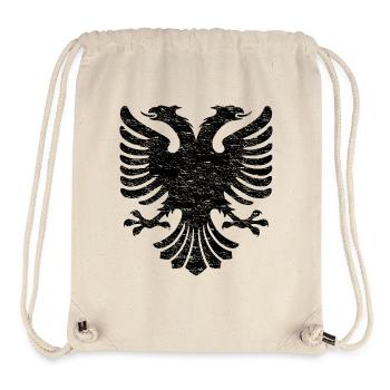 Albanian eagle double-headed eagle Shqiptar Albanian - Stanley/Stella Recycled Gym Bag - natural - Front