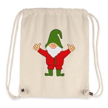Wichtelmännchen Zwerge - Stanley/Stella recycelter Gym Bag - Naturweiß - Vorne
