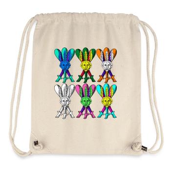 ANDERS UND TRADITIONELL SEIN - Stanley/Stella recycelter Gym Bag - Naturweiß - Vorne