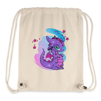dragon fantastique aimant - Sac à cordon recyclé Stanley/Stella - blanc naturel - Devant