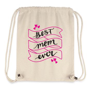 Best Mom Ever - Stanley/Stella Recycled Gym Bag - natural - Front