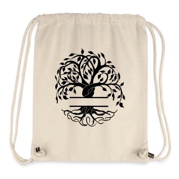 Yggdrasil the tree of life with your name - Stanley/Stella Recycled Gym Bag - natural - Front
