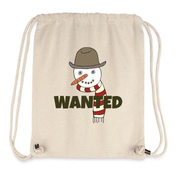 BONHOMME DE NEIGE RECHERCHÉ - Sac à cordon recyclé Stanley/Stella - blanc naturel - Devant