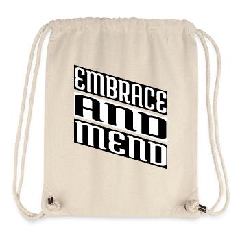holistic healing support and encouragement awesome - Stanley/Stella recycelter Gym Bag - Naturweiß - Vorne