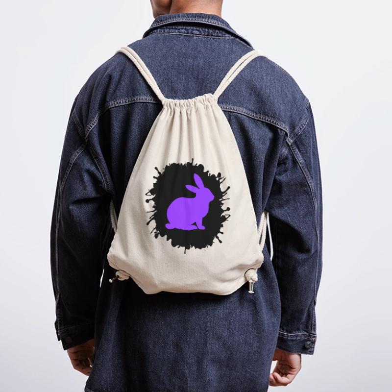 Splatter Bunny Stanley/Stella Recycled Gym Bag