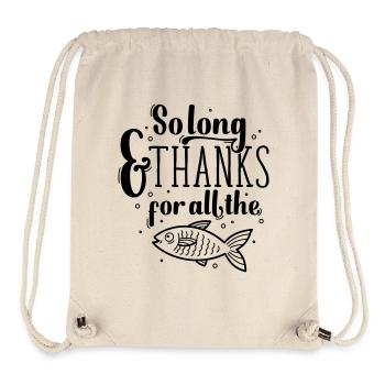 So long and thanks - Stanley/Stella recycelter Gym Bag - Naturweiß - Vorne