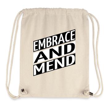 emotional well-being support and encouragement - Stanley/Stella Recycled Gym Bag - natural - Front