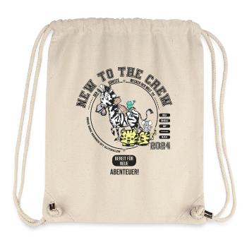 NEW TO THE CREW- WELCOME BABY - Stanley/Stella Recycled Gym Bag - natural - Front