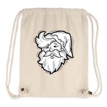 Weihnachtsmann - Stanley/Stella recycelter Gym Bag - Naturweiß - Vorne