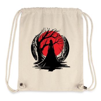 Femme Contemplation profonde - Sac à cordon recyclé Stanley/Stella - blanc naturel - Devant