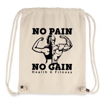 ohne Fleiß kein Preis - Stanley/Stella recycelter Gym Bag - Naturweiß - Vorne
