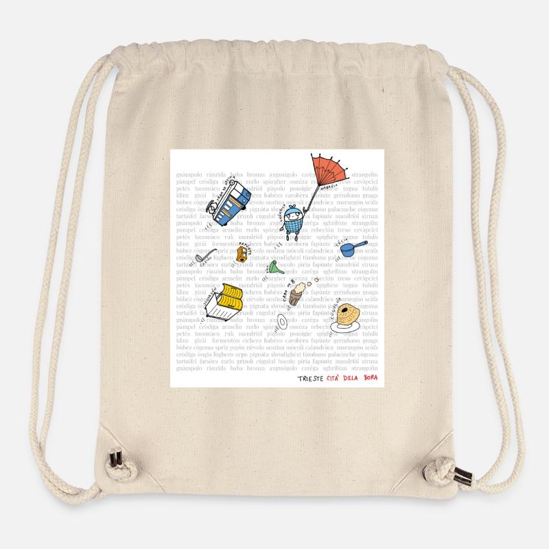 Bora Gongolo - Stanley/Stella recycelter Gym Bag - Naturweiß