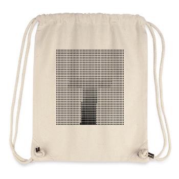 Buchstabe T - Stanley/Stella recycelter Gym Bag - Naturweiß - Vorne