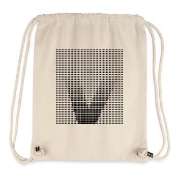 Buchstabe v - Stanley/Stella recycelter Gym Bag - Naturweiß - Vorne