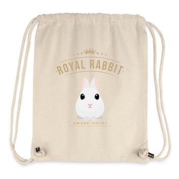 ROYAL RABBIT Dwarf hotot - Dwarf hotot - Stanley/Stella Recycled Gym Bag - natural - Front