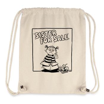 Nervige Schwester Shirt hoodie sister for sale - Stanley/Stella recycelter Gym Bag - Naturweiß - Vorne