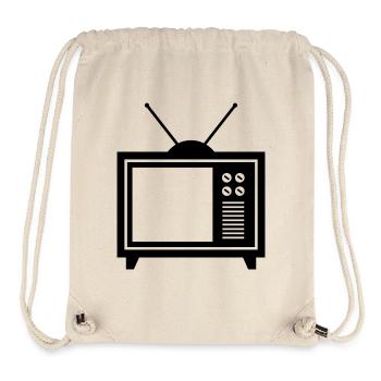 Fernsehen - Stanley/Stella recycelter Gym Bag - Naturweiß - Vorne