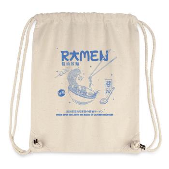 RAMEN - Sac à cordon recyclé Stanley/Stella - blanc naturel - Devant