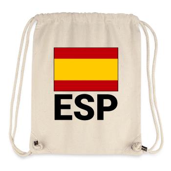 Sporty Spain flag with ESP abbreviation - Stanley/Stella Recycled Gym Bag - natural - Front