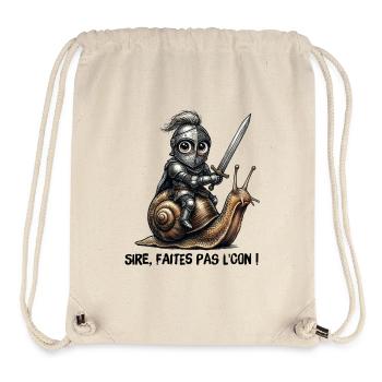 Sire, don't be a fool! - Stanley/Stella Recycled Gym Bag - natural - Front