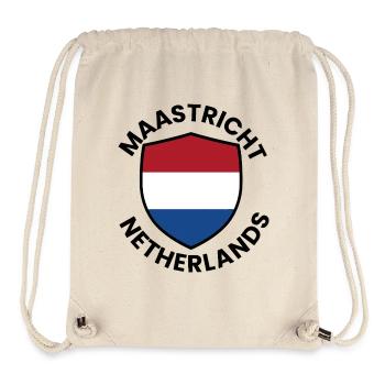 Maastricht Shield Netherlands Flag - Stanley/Stella Recycled Gym Bag - natural - Front