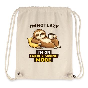 Sloth in Energy Saving Mode - Stanley/Stella Recycled Gym Bag - natural - Front