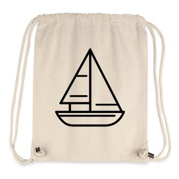 sailing ship - Stanley/Stella Recycled Gym Bag - natural - Front