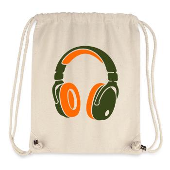 Kopfhörer Sondengänger Sucher - Stanley/Stella recycelter Gym Bag - Naturweiß - Vorne