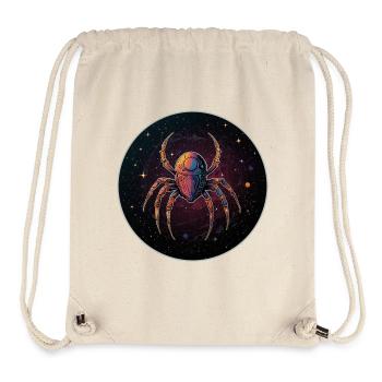 Space spider in space in orbit - Stanley/Stella Recycled Gym Bag - natural - Front