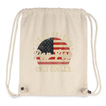 Pop Pop Like A Grandpa Only Cooler Fathers Day - Stanley/Stella Recycled Gym Bag - natural - Front