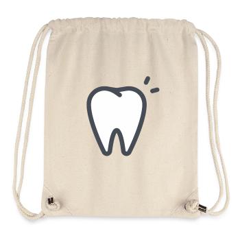 Dent tooth - Sac à cordon recyclé Stanley/Stella - blanc naturel - Devant