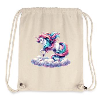 Mythical Unicorn - Stanley/Stella Recycled Gym Bag - natural - Front